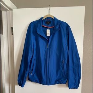 Brooks Brothers M Windbreaker Jacket Blue